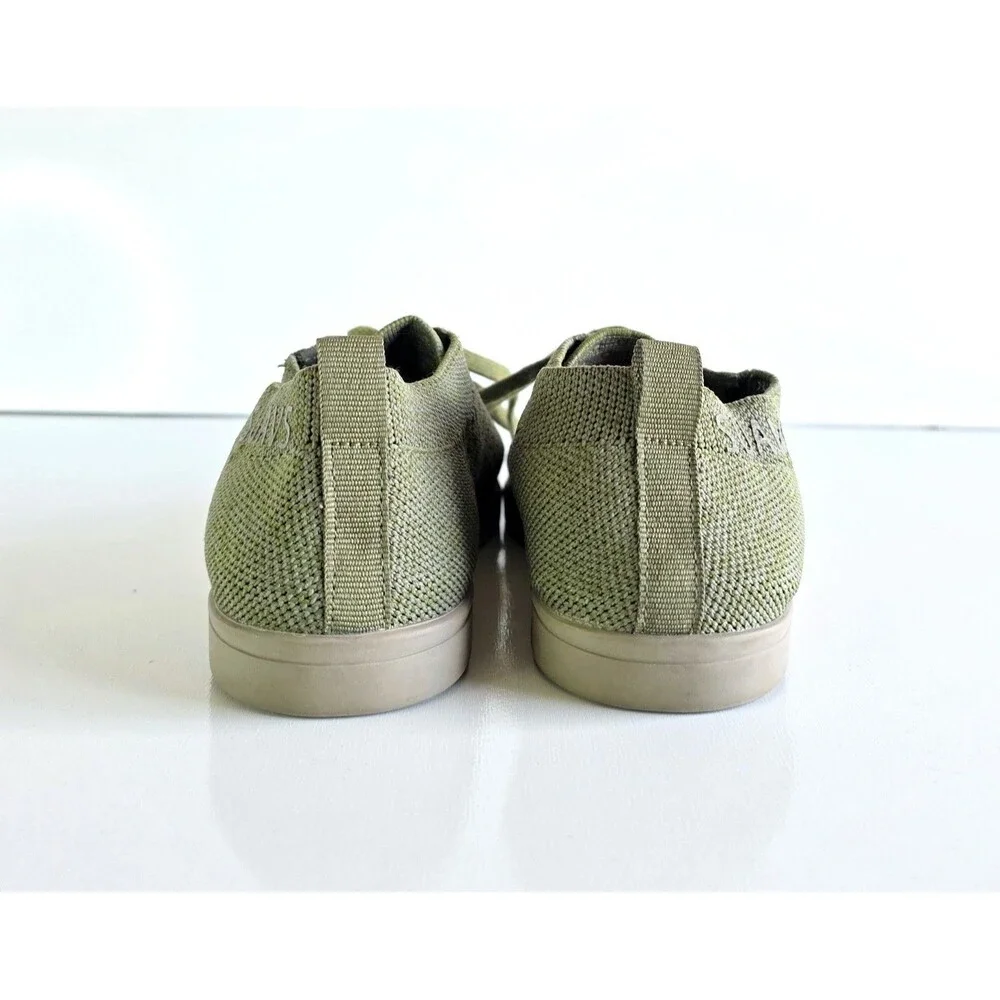 SUAVS Zilker Sneakers Olive Green Women's 7 38 Lace Up Comfort Lightweight